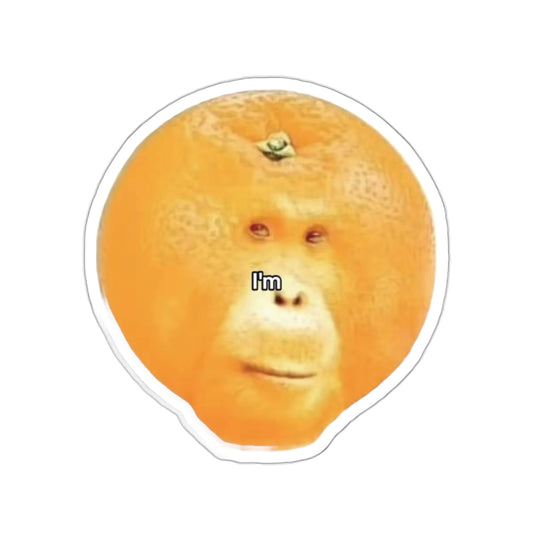 I’m Orangutan Sticker