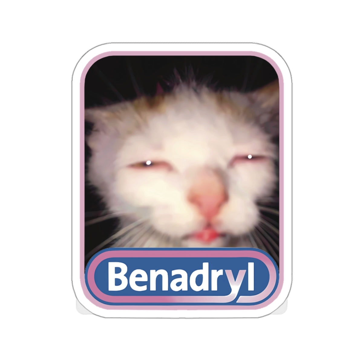 Benadryl Sticker