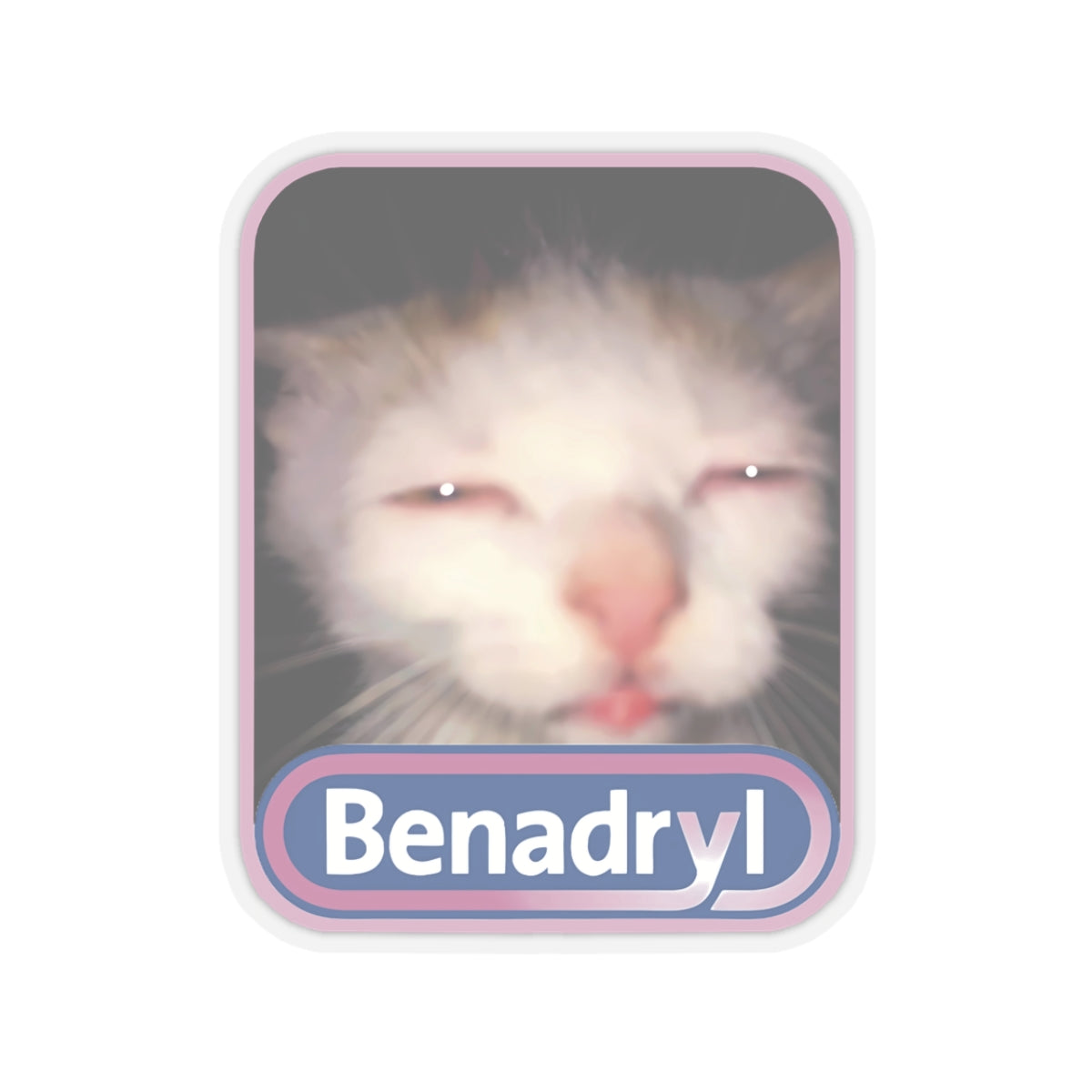 Benadryl Sticker