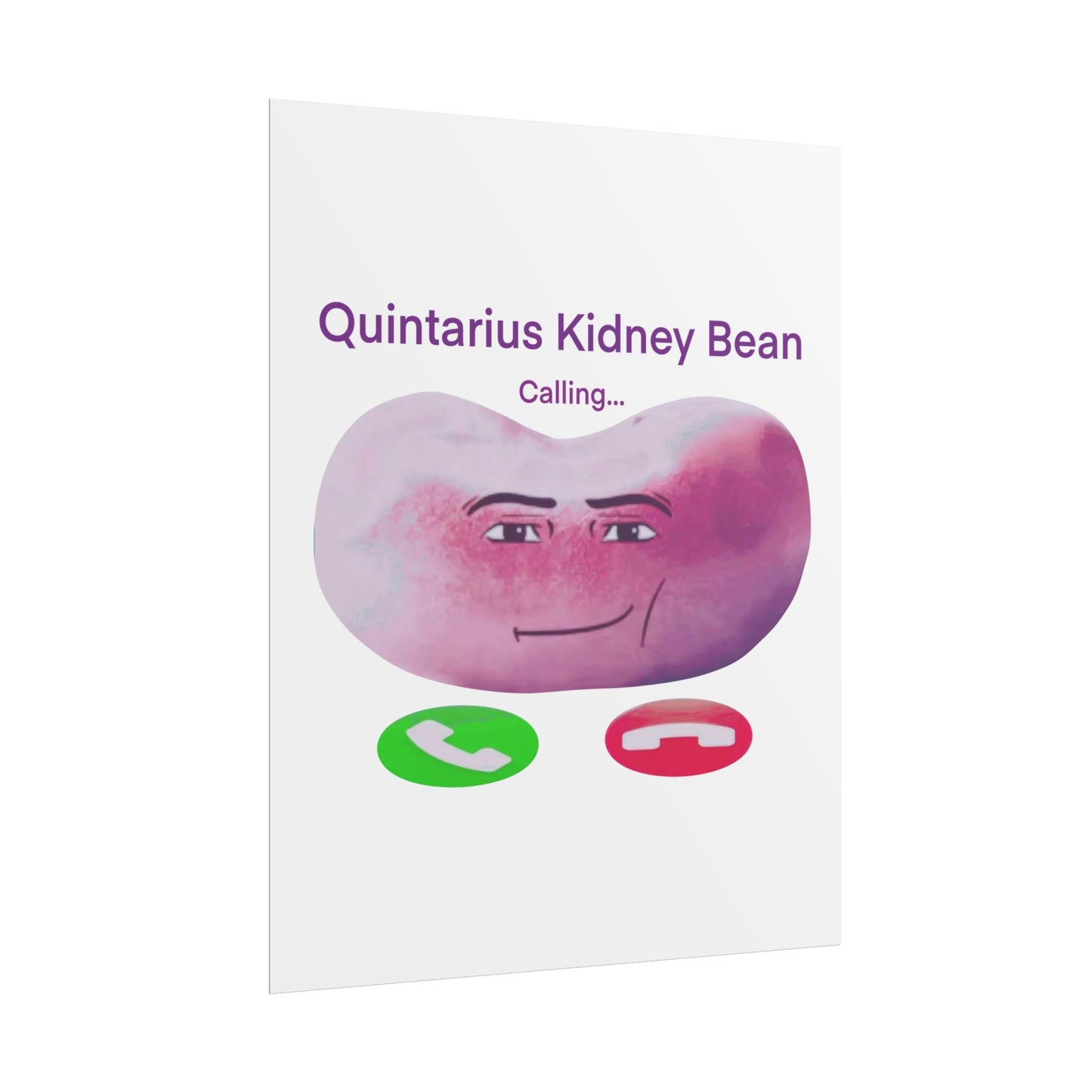 Quintarius Kidney Bean Poster