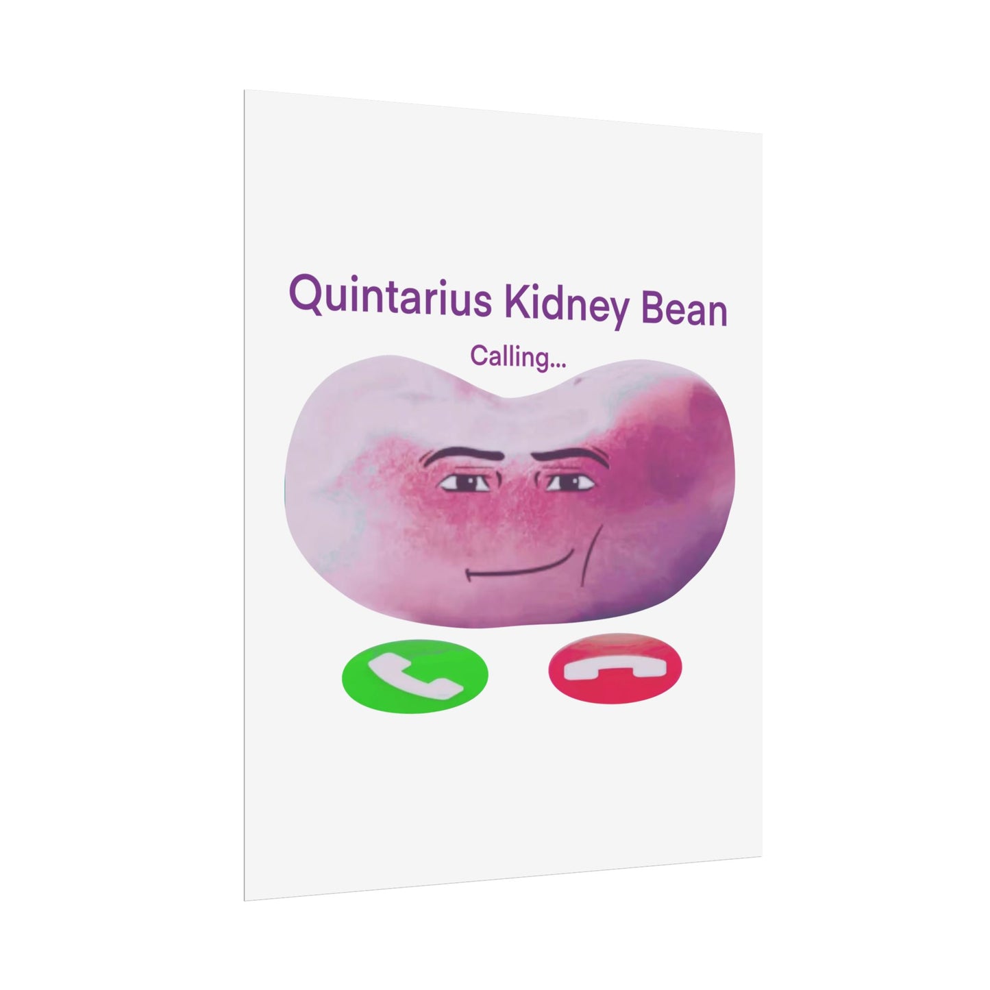 Quintarius Kidney Bean Poster