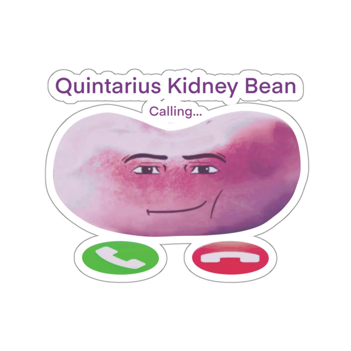 Quintarius Kidney Bean Sticker